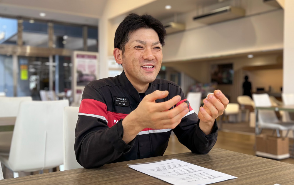 修了生からのエール 日産プリンス長崎販売株式会社 木下さん