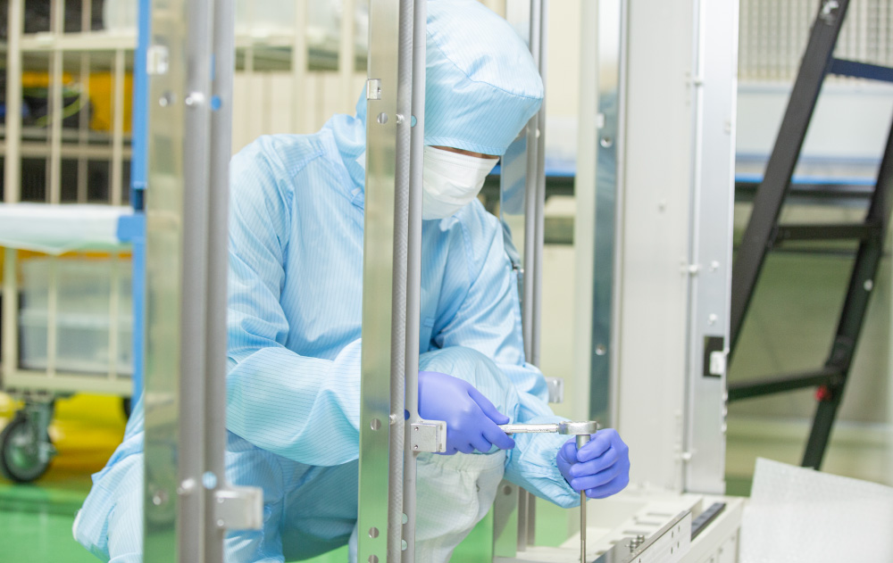 企業からのエール 中野鉄構株式会社 梅木さん仕事風景